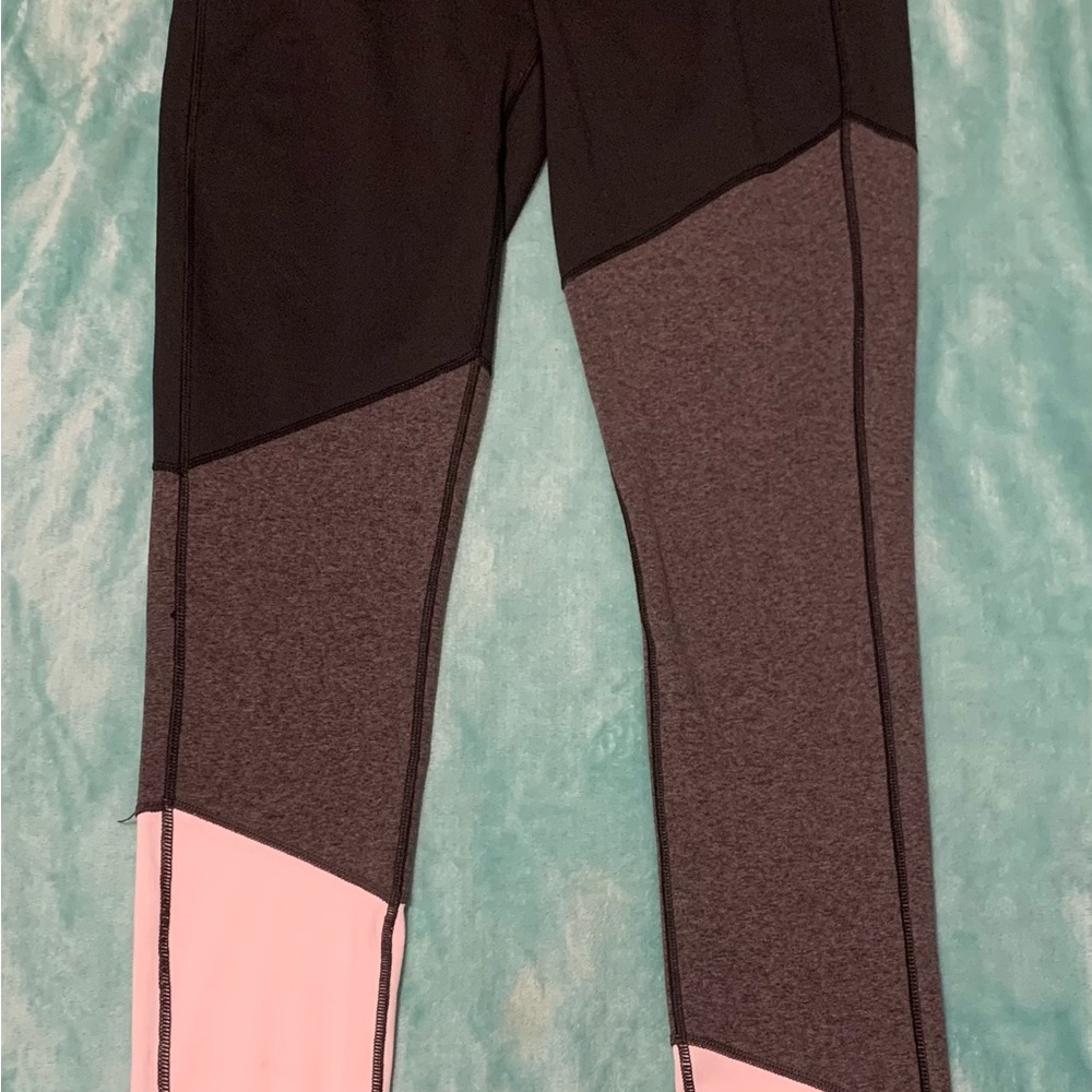 BCG Kids Leggings - Black, Gray, and Pink